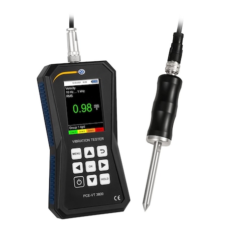 Pce Instruments Accelerometer, With Measuring Tip PCE-VT 3800S